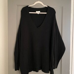H&M Black V-Neck Sweater
